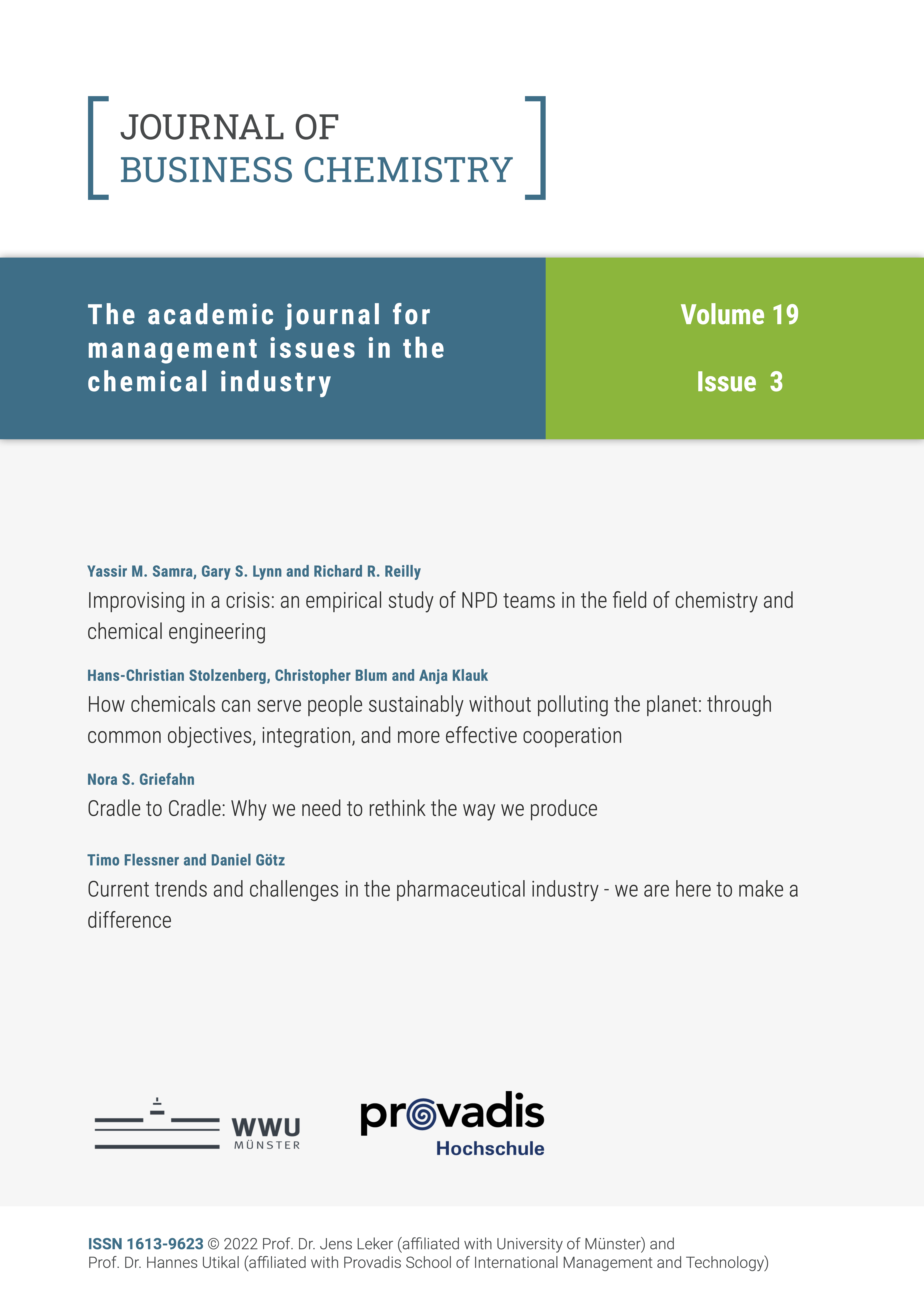 Journal of Business Chemistry October 2022