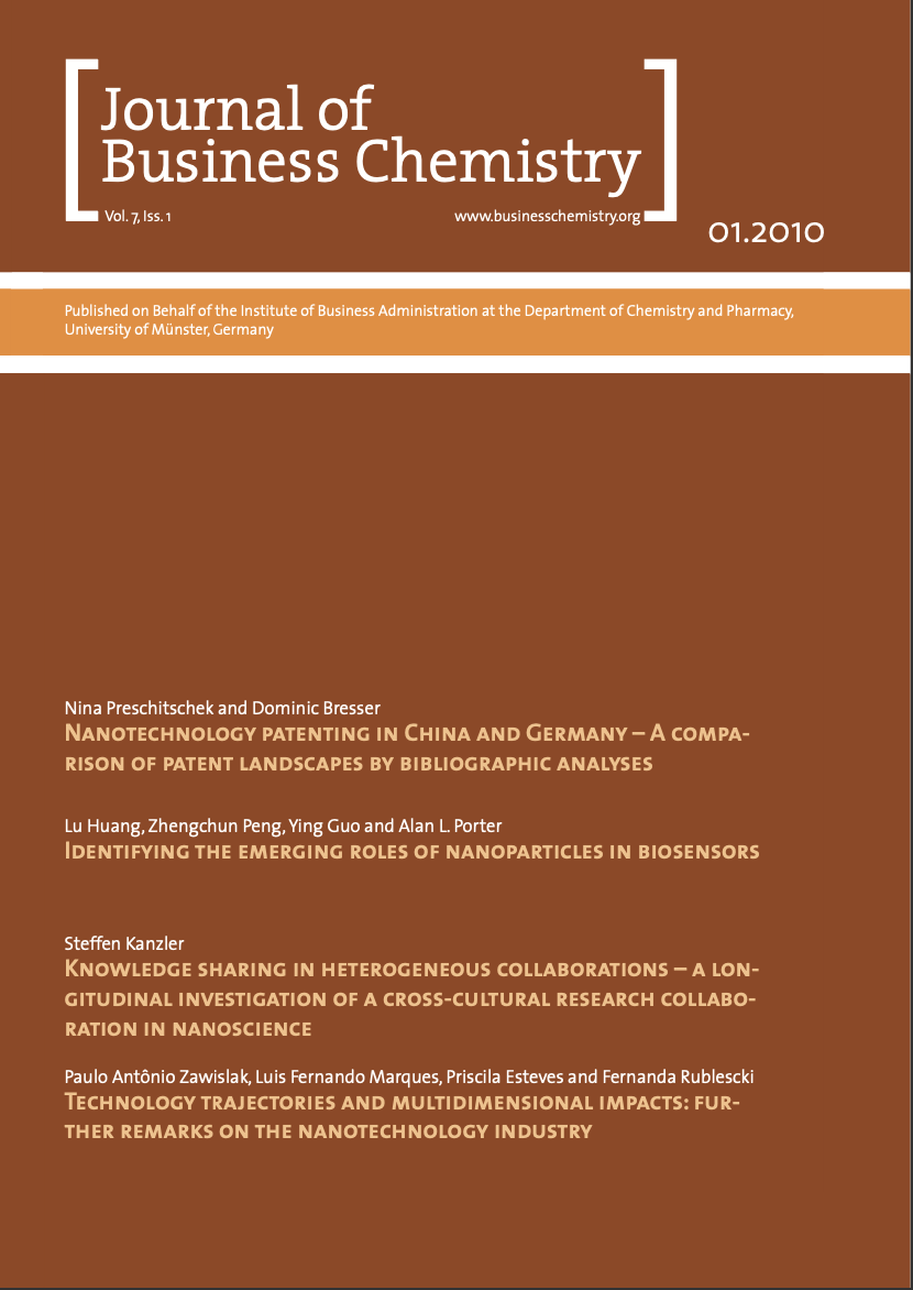Journal of Business Chemistry January 2010