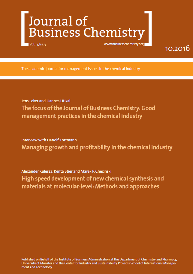 Journal of Business Chemistry October 2016
