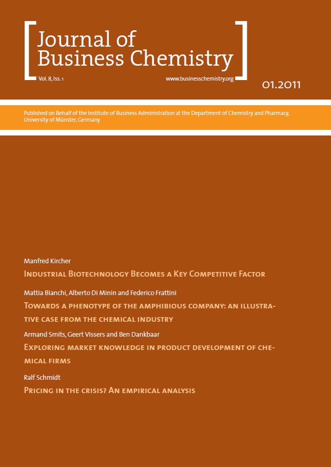 Journal of Business Chemistry January 2011