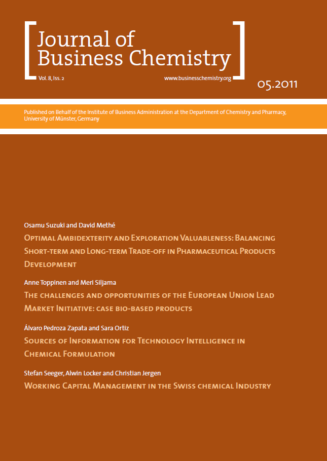 Journal of Business Chemistry May 2011