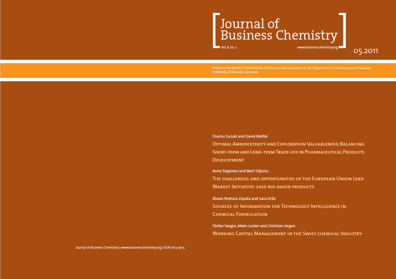 Journal of Business Chemistry May 2011