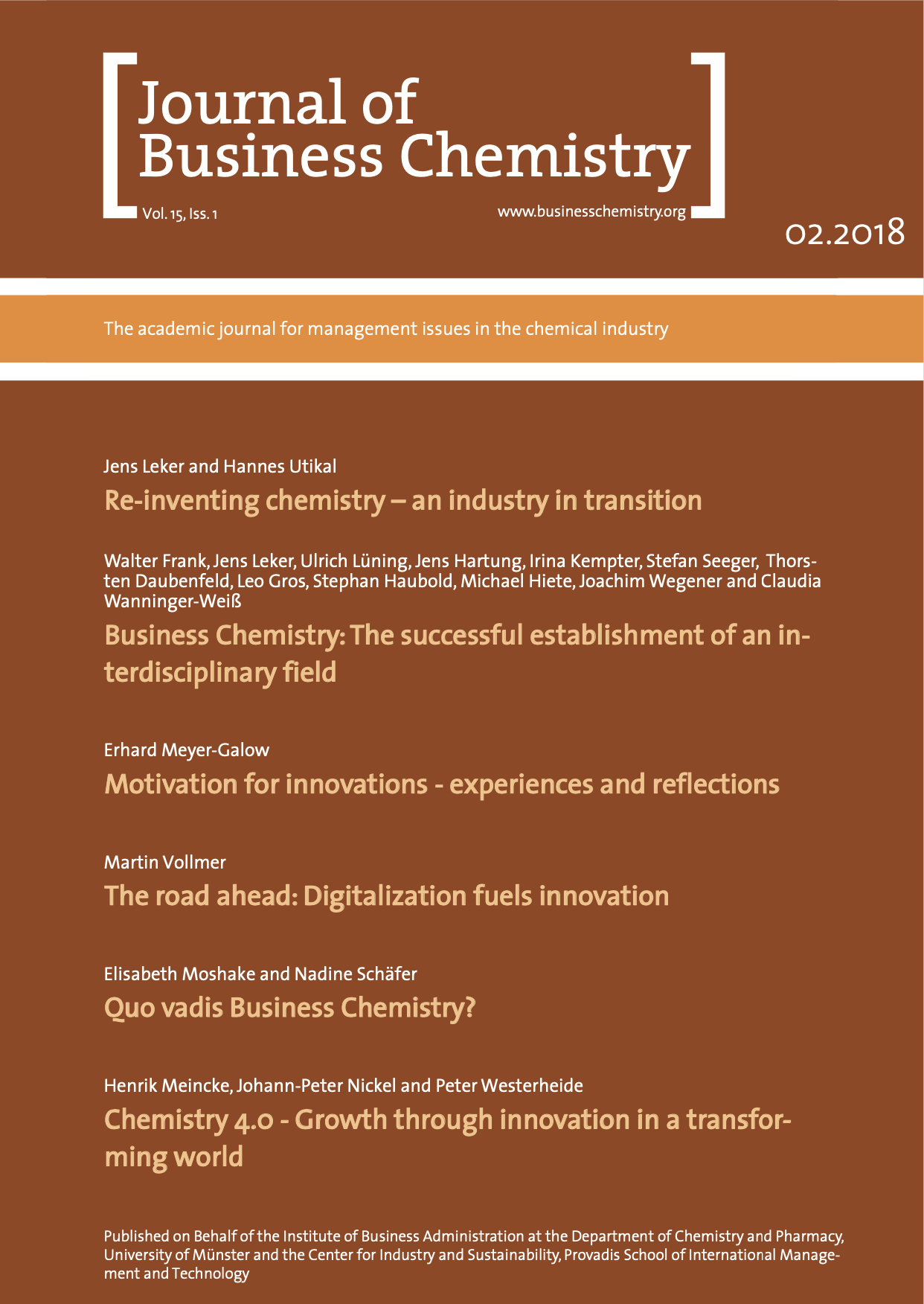 Journal of Business Chemistry February 2018