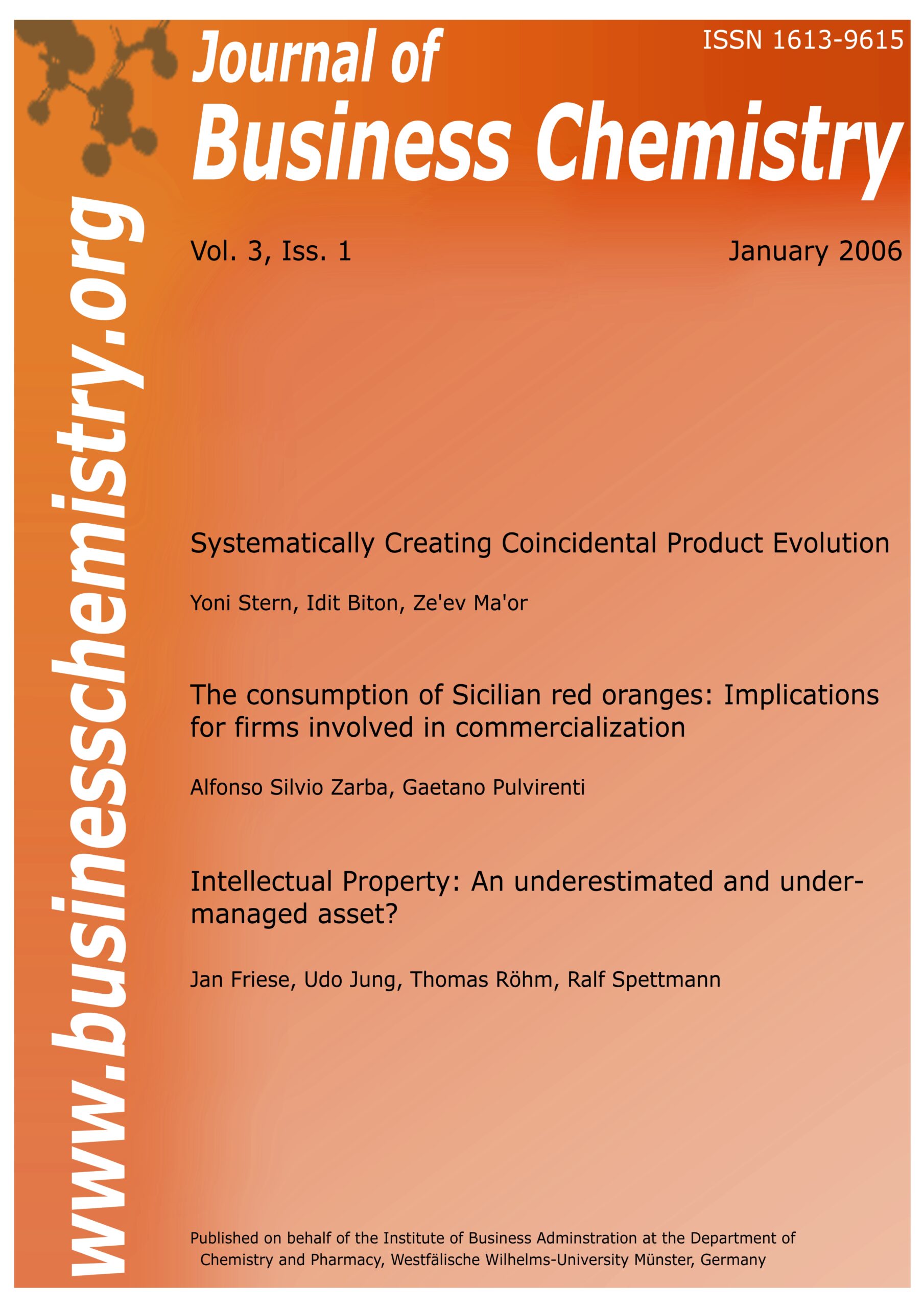 Journal of Business Chemistry January 2006