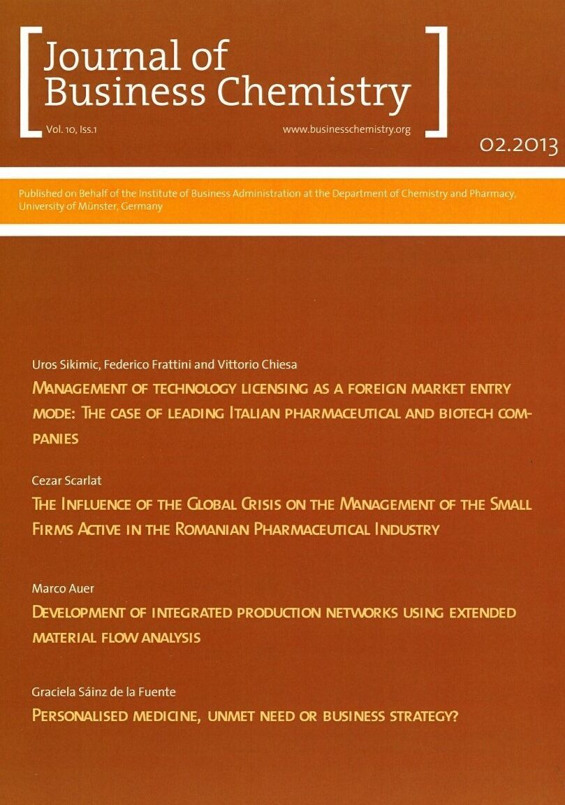 Journal of Business Chemistry February 2013